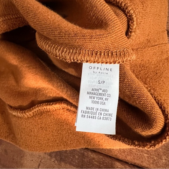 OFFLINE By Aerie Summer Lights Terry Tank Top Caramel Brown Size Small - Picture 8 of 12